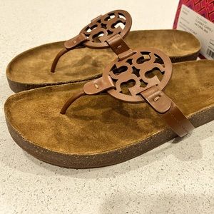 Tory Burch Miller Cloud sandals sz 8.5 NEW